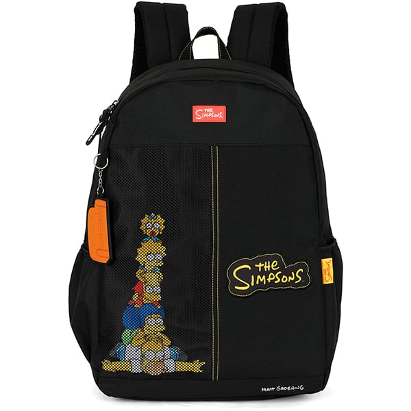Mochila escolar em poliéster, Simpsons, Preta, MS50144SS0, Luxcel - PT 1 UN Mochila escolar em poliéster, Simpsons, Preta, MS50144SS0, Luxcel - PT 1 UN