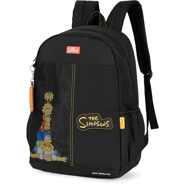 Mochila escolar em poliéster, Simpsons, Preta, MS50144SS0, Luxcel - PT 1 UN Mochila escolar em poliéster, Simpsons, Preta, MS50144SS0, Luxcel - PT 1 UN