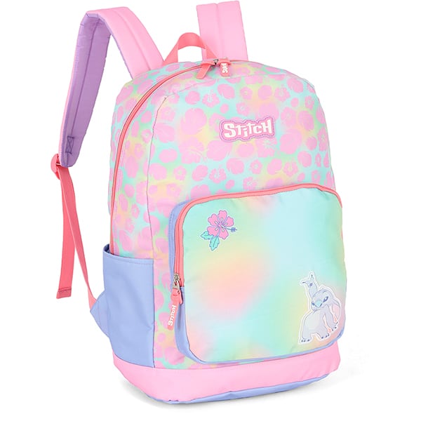 Mochila poli. Stitch rosa MS50091SC0 Luxcel PT 1 UN