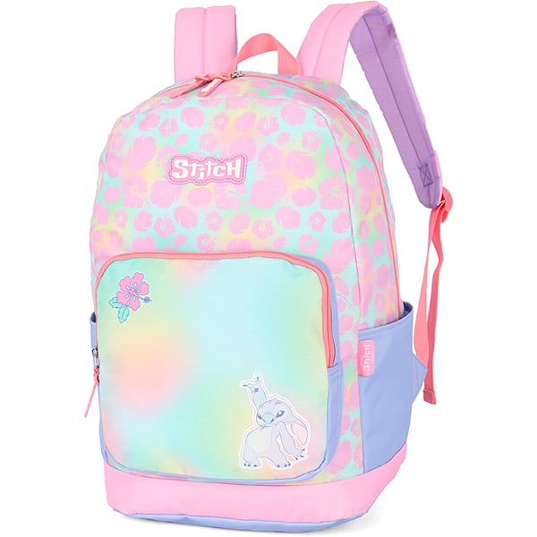 Mochila poli. Stitch rosa MS50091SC0 Luxcel PT 1 UN