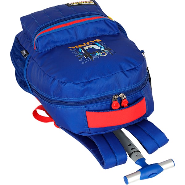 Mochila escolar com rodas, Sonic, Azul, MC49822SO0, Luxcel - PT 1 UN Mochila escolar com rodas, Sonic, Azul, MC49822SO0, Luxcel - PT 1 UN
