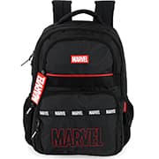 Mochila escolar em poliéster Marvel, Preto, MS50031AG0, Luxcel - PT 1 UN