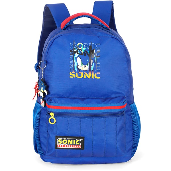 Mochila escolar em poliéster, Sonic, Azul, MS49821SO0, Luxcel - PT 1 UN