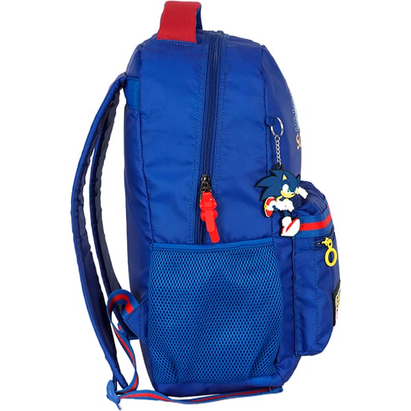 Mochila escolar em poliéster, Sonic, Azul, MS49821SO0, Luxcel - PT 1 UN