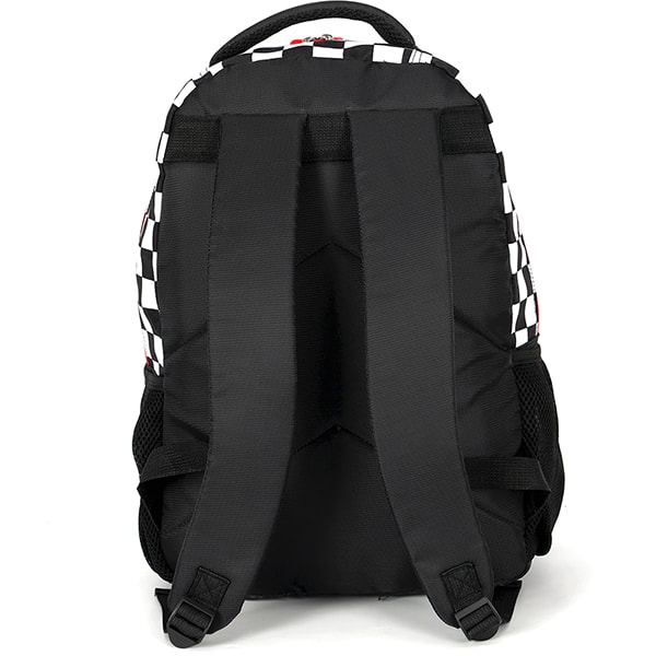 Mochila escolar em poliéster, Sonic, Preto com Xadrez, MS49821SO0, Luxcel - PT 1 UN Mochila escolar em poliéster, Sonic, Preto com Xadrez, MS49821SO0, Luxcel - PT 1 UN