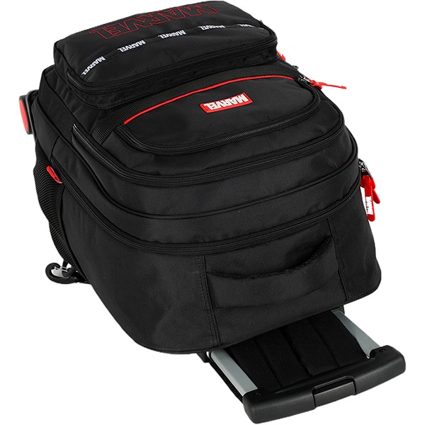 Mochila escolar em poliéster com rodas Marvel, Preta, MC50032AG0, Luxcel - PT 1 UN