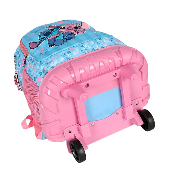 Mochila escolar com rodas, Stitch, Azul com rosa, MC50102SC0300U, Luxcel - PT 1 UN Mochila escolar com rodas, Stitch, Azul com rosa, MC50102SC0300U, Luxcel - PT 1 UN