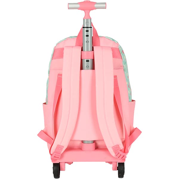 Mochila escolar com rodas, Stitch, Verde e Rosa, MC50092SC0100U, Luxcel - PT 1 UN Mochila escolar com rodas, Stitch, Verde e Rosa, MC50092SC0100U, Luxcel - PT 1 UN