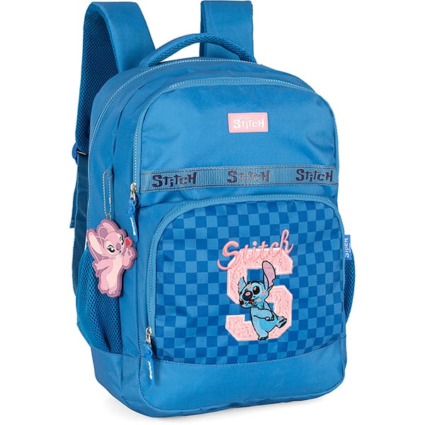 Mochila escolar em poliéster, Stitch, Azul, MS50051SC0200U, Luxcel - PT 1 UN Mochila escolar em poliéster, Stitch, Azul, MS50051SC0200U, Luxcel - PT 1 UN