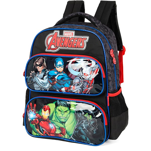 Mochila em poliéster Avengers, Preto, IS42351AG0, Luxcel - PT 1 UN Mochila em poliéster Avengers, Preto, IS42351AG0, Luxcel - PT 1 UN