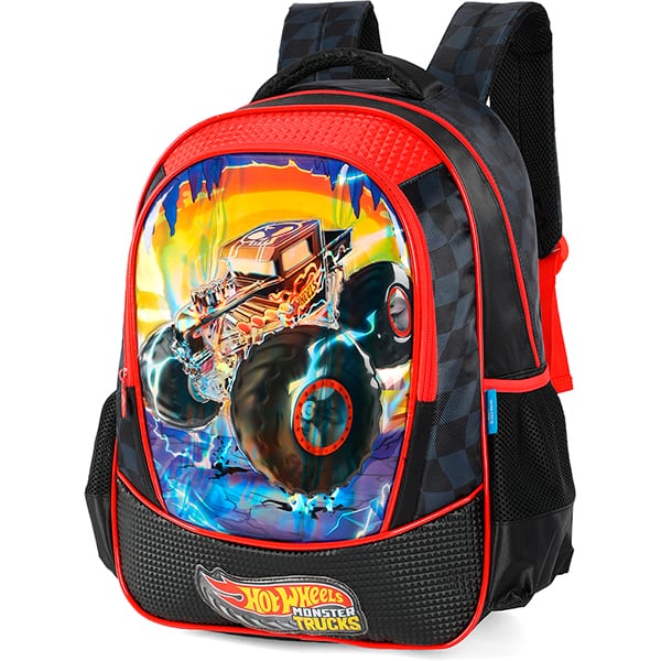 Mochila poli. Hot Wheels preto IS42611HW0 Luxcel PT 1 UN Mochila poli. Hot Wheels preto IS42611HW0 Luxcel PT 1 UN
