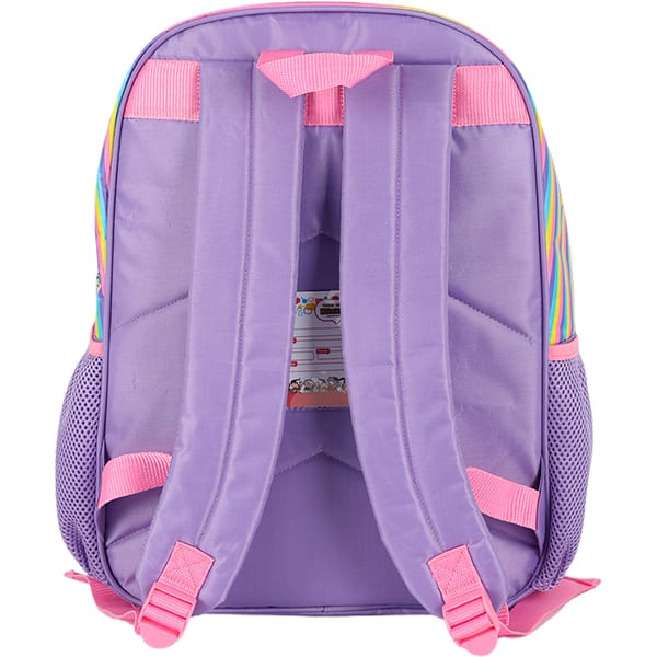 Mochila escolar em poliéster Turma da Mônica, Roxo, Luxcel - PT 1 UN