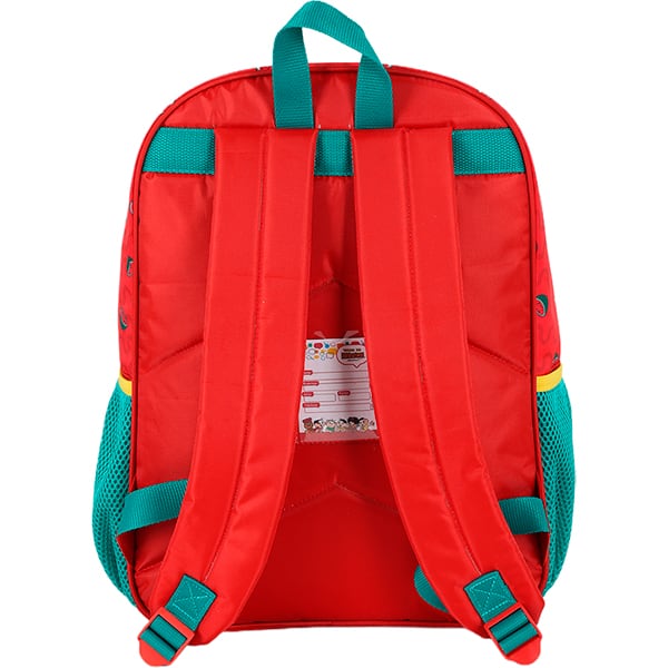 Mochila escolar em poliéster Turma da Mônica, Magali, Vermelho, Luxcel - PT 1 UN