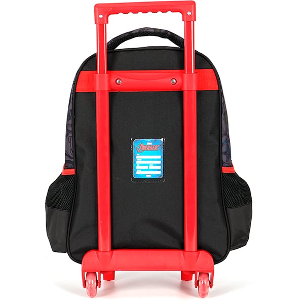 Mochila escolar com rodas Avengers, Preto, IC42352AG0, Luxcel - PT 1 UN Mochila escolar com rodas Avengers, Preto, IC42352AG0, Luxcel - PT 1 UN