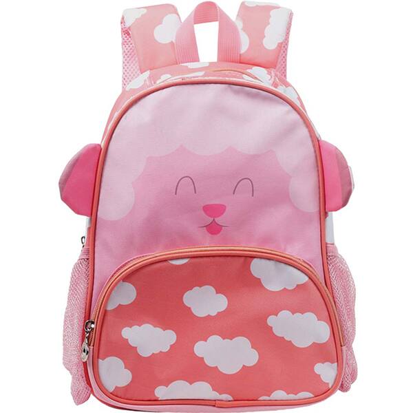 Mochila infantil, Bebê Ovelha Béea, Rosa, Yin's - PT 1 UN