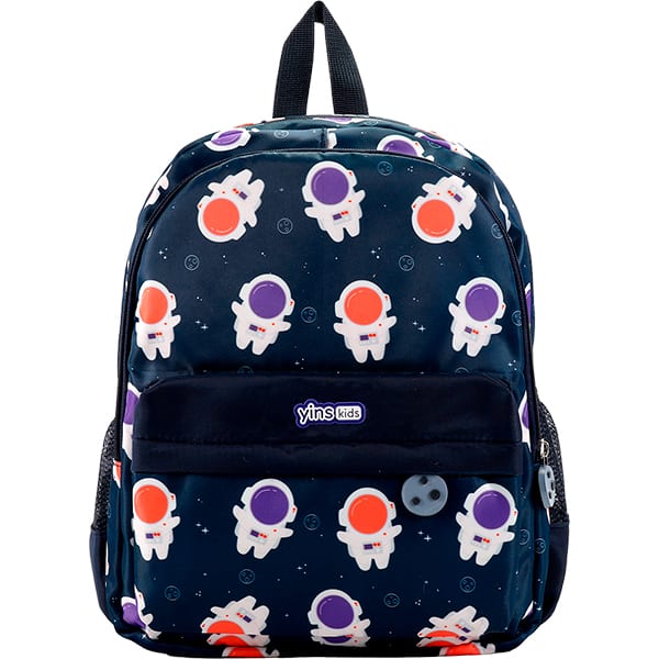 Mochila infantil, Astronauta, Azul, Yin's - PT 1 UN