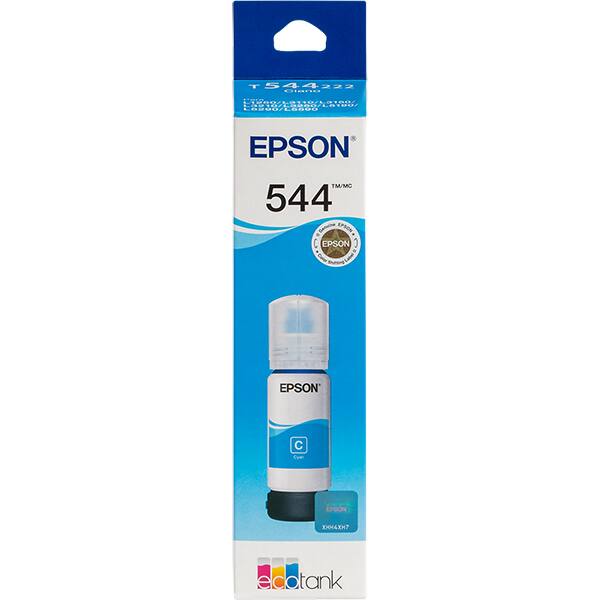 Garrafa para Ecotank ciano T544 - T54422-BR - Epson CX 1 UN