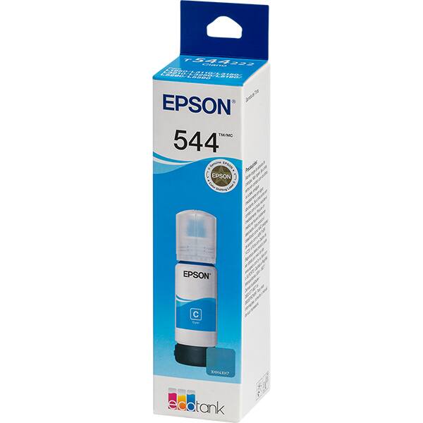 Garrafa para Ecotank ciano T544 - T54422-BR - Epson CX 1 UN