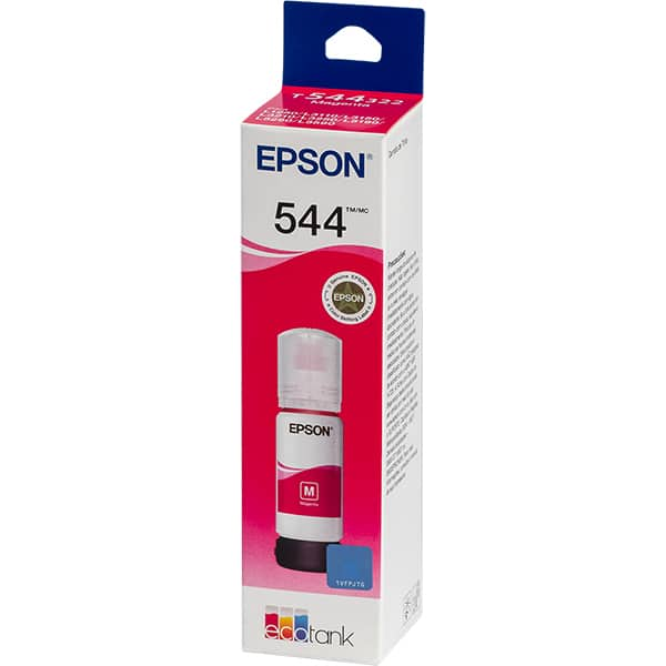 Garrafa para Ecotank Magenta, 544, T544322-BR, Epson - CX 1 UN