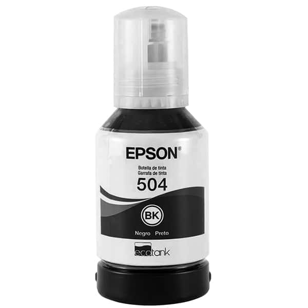 Garrafa para Ecotank preto T504 - T50412BR - Epson CX 1 UN