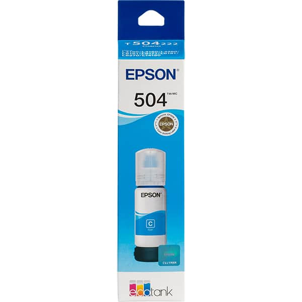 Garrafa para Ecotank ciano T504 - T50422BR - Epson CX 1 UN