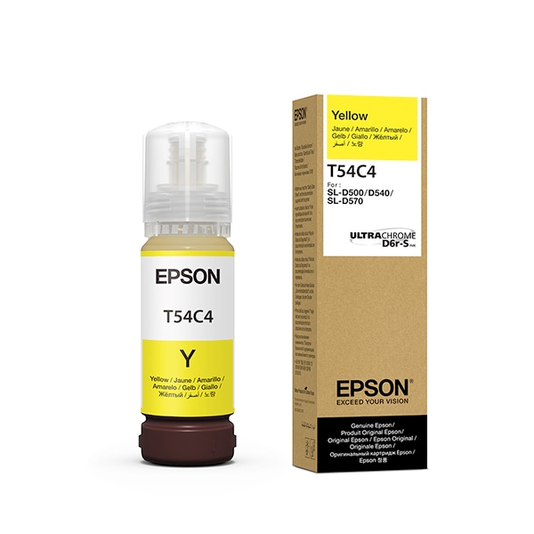 Garrafa de Tinta Epson T54C420, Amarelo, Epson - CX 1 UN