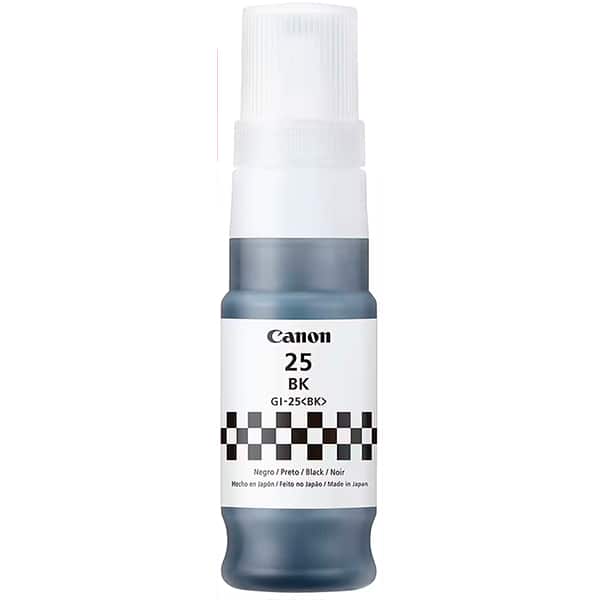 Refil p/Canon preta GI-25 70ml 6317C001AA Canon CX 1 UN Refil p/Canon preta GI-25 70ml 6317C001AA Canon CX 1 UN