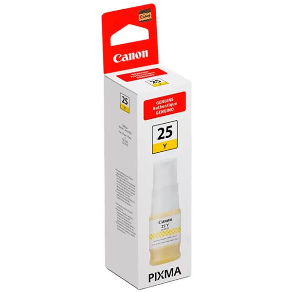 Refil p/Canon amarela GI-25 37ml 6316C001AA Canon CX 1 UN Refil p/Canon amarela GI-25 37ml 6316C001AA Canon CX 1 UN