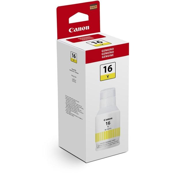 Refil Canon GI-16 Amarelo Original Para Canon GX6010, GX7010, GX5010 - CX 1 UN