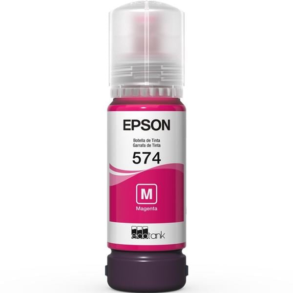 Garrafa para Ecotank Magenta, T574, T574320, Epson - CX 1 UN