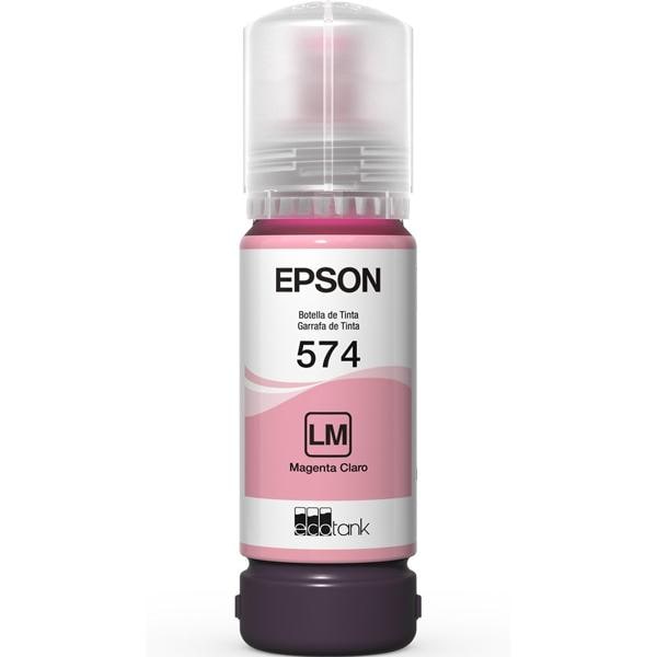 Garrafa para Ecotank Magenta Claro, T574, T574620, Epson - CX 1 UN