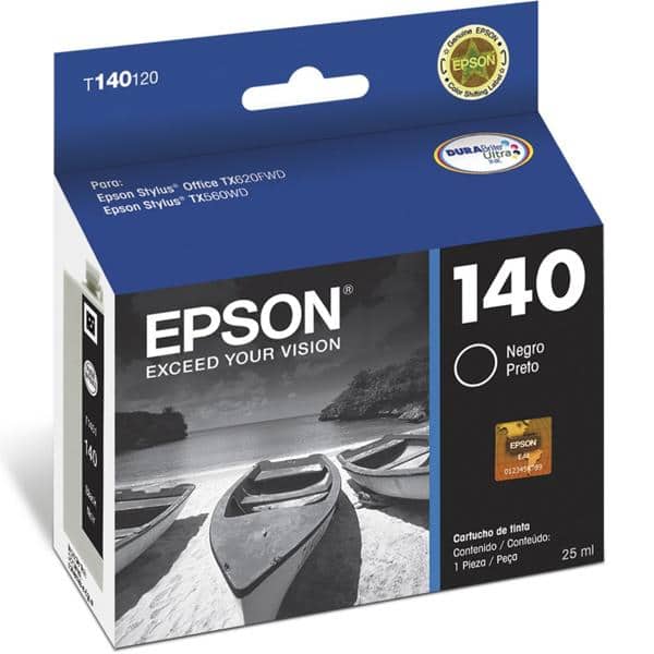 Cartucho p/stylus preto T140120BR Epson CX 1 UN
