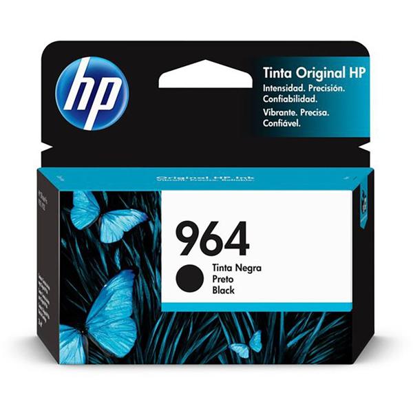 Cartucho HP 964 Preto Original, 3JA53AL, HP - CX 1 UN