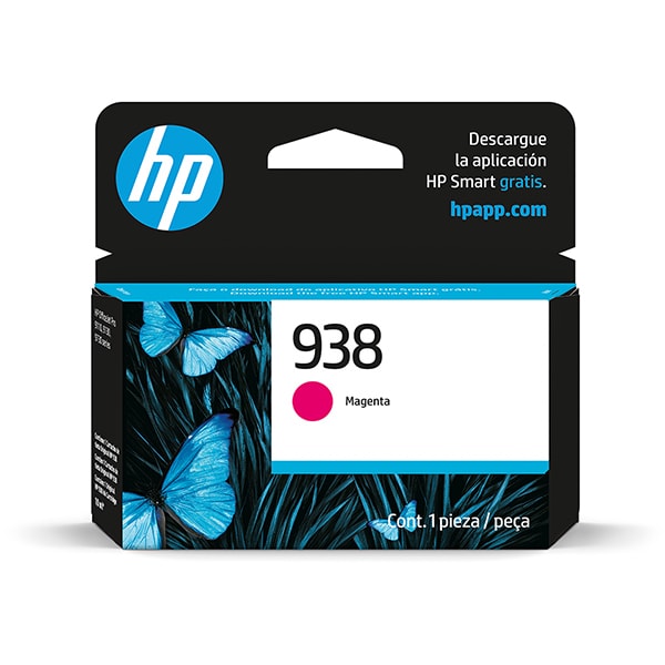 Cartucho HP 938 Magenta, Original (4S6X6PL) Para HP OfficeJet Pro, 9110, 9120, 9130, 9720, 9730, HP - CX 1 UN