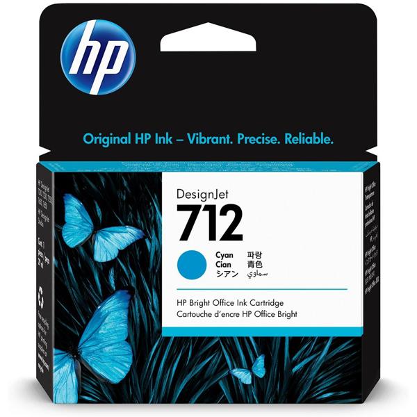 Cartucho HP 712 ciano 3ED67A HP CX 1 UN