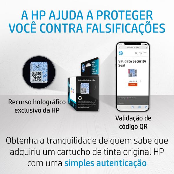 Cabeça de impressão HP preta (X4E75AL) para Smart Tank 517, 617, 514, 532 - 1 UN