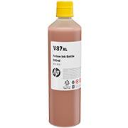 Garrafa de tinta V87XL, Amarelo, 500ml, 7FN96A, HP - CX 1 UN