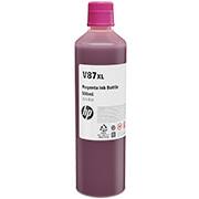 Garrafa de tinta V87XL, Magenta, 500ml, 7FN97A, HP - CX 1 UN