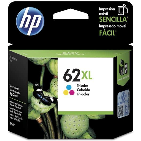 Cartucho HP 62XL Colorido Original (C2P07AL) Para HP Officejet 200 CX 1 UN