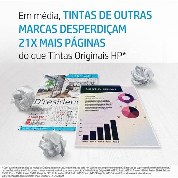 Cartucho HP 933XL Cian Original (CN054AL) Para HP Officejet 7110 CX 1 UN