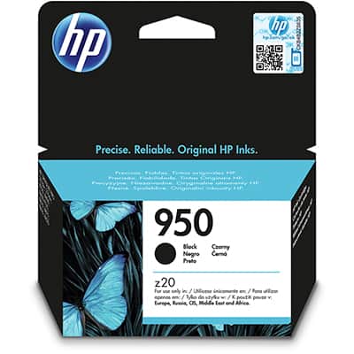 Cartucho de Tinta HP 950 Preto Original (CN049AB) para HP Officejet Pro 8600, 8600 Plus, 8610, 8620, 276dw, 8100, 251dw - CX 1 UN