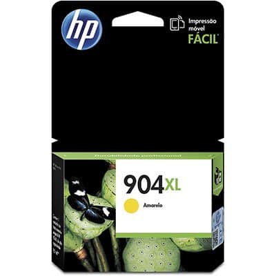 Cartucho HP 904XL Amarelo Original (T6M12AL) Para HP Officejet 6970 PT 1 UN