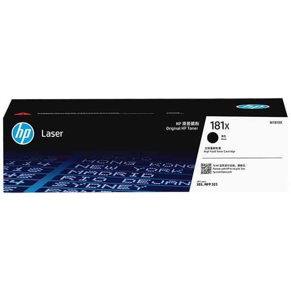 Cartucho toner para HP, Preto, W1810X, HP - CX 1 UN