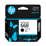 Cartucho HP 668 preto 7FP37VL HP CX 1 UN