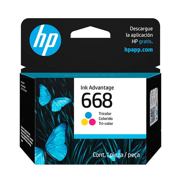 Cartucho HP 668 color 7FP36VL HP CX 1 UN