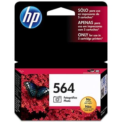 Cartucho HP 564 preto fotográfico CB317WL HP CX 1 UN