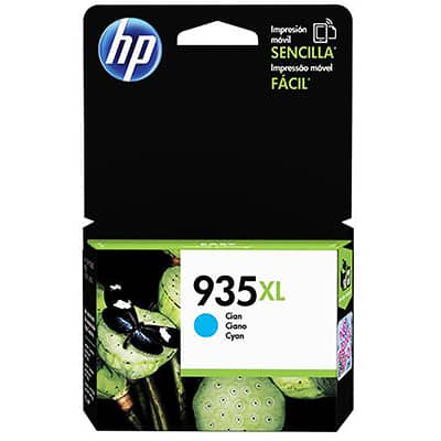 Cartucho HP 935XL Cian Original (C2P24AB) Para HP Officejet 6830, 6230 CX 1 UN