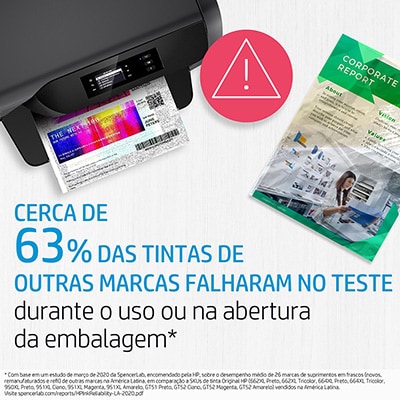 Garrafa de Tinta Original Ciano HP GT52 (M0H54AL) Para HP Deskjet 5810, 5820, HP - CX 1 UN