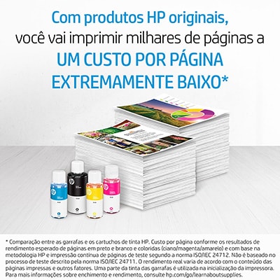 Garrafa de tinta original Preto HP GT53 (1VV22AL) Para HP Smart Tank 515, 519, 530, 615, Plus 551, 500, 514, 517, 532, 617, 618 , HP - CX 1 UN