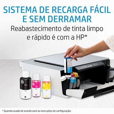 Garrafa de tinta original Preto HP GT53 (1VV22AL) Para HP Smart Tank 515, 519, 530, 615, Plus 551, 500, 514, 517, 532, 617, 618 , HP - CX 1 UN